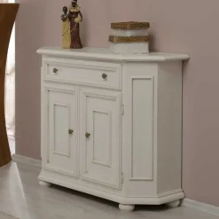 Klassisch-elegante Kommode in Antikweiß - Vicina