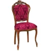 Klassischer Essstuhl in Dunkelrot - Vennezo