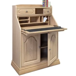 Klassischer Schreibschrank Sekretär aus Eiche - Hamptony