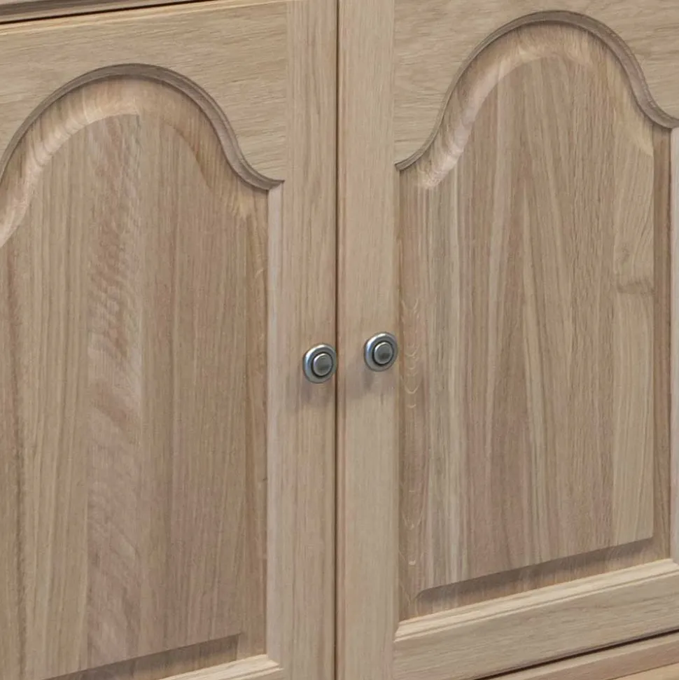 Klassischer Schreibschrank Sekretär aus Eiche - Hamptony