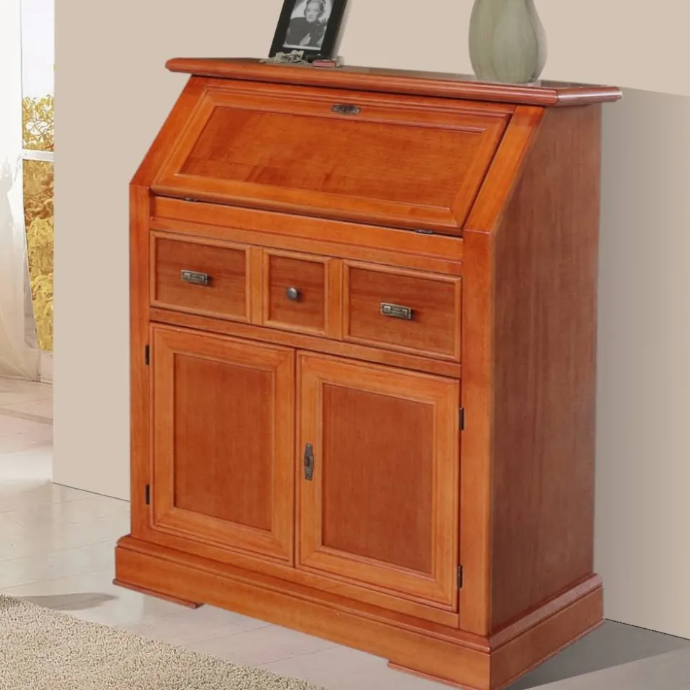 Klassischer Sekretär in Kirschbaumfarben - Troyesa