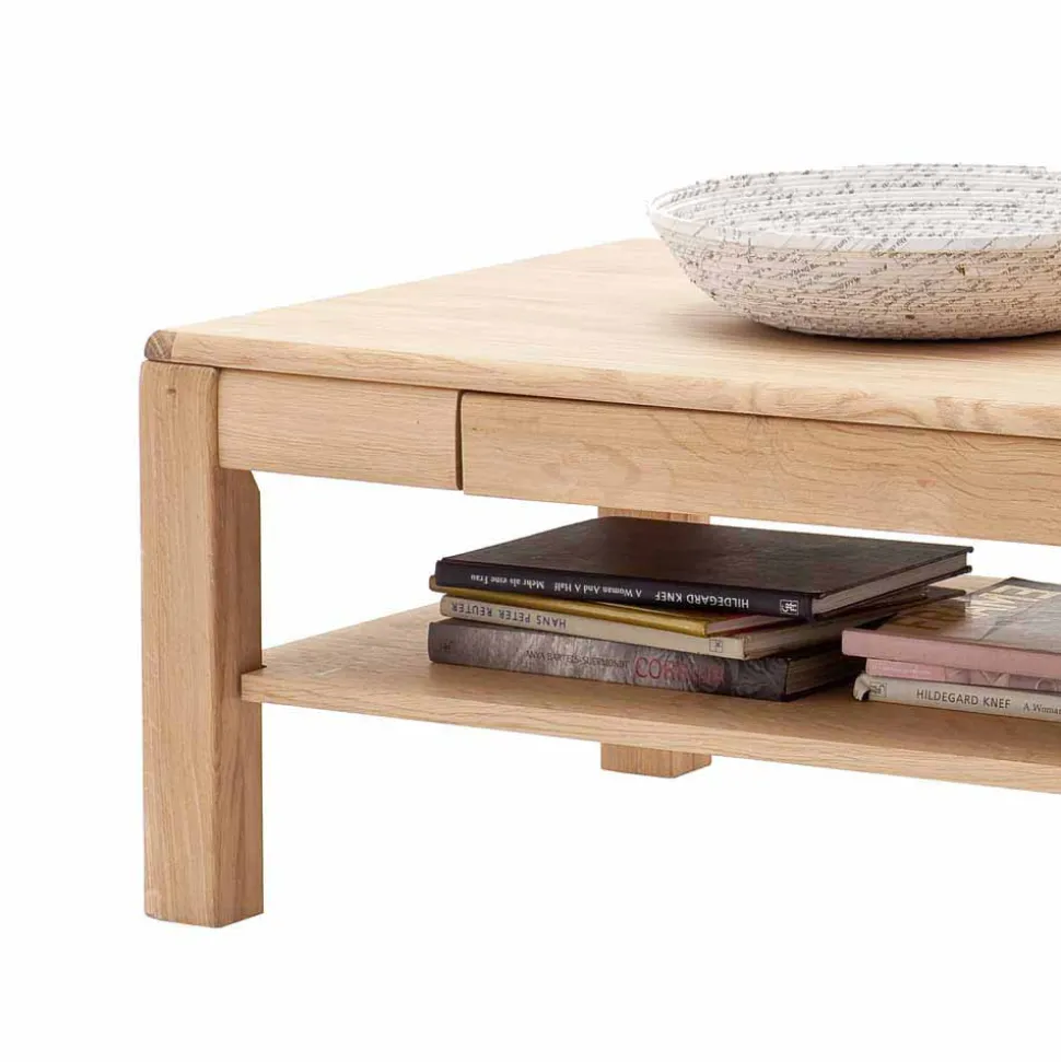 Klassischer Sofatisch in Eiche Bianco - Vernella