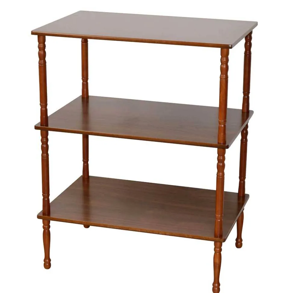 Klassisches Regal in Walnussfarben - Roswito