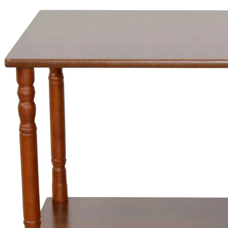 Klassisches Regal in Walnussfarben - Roswito