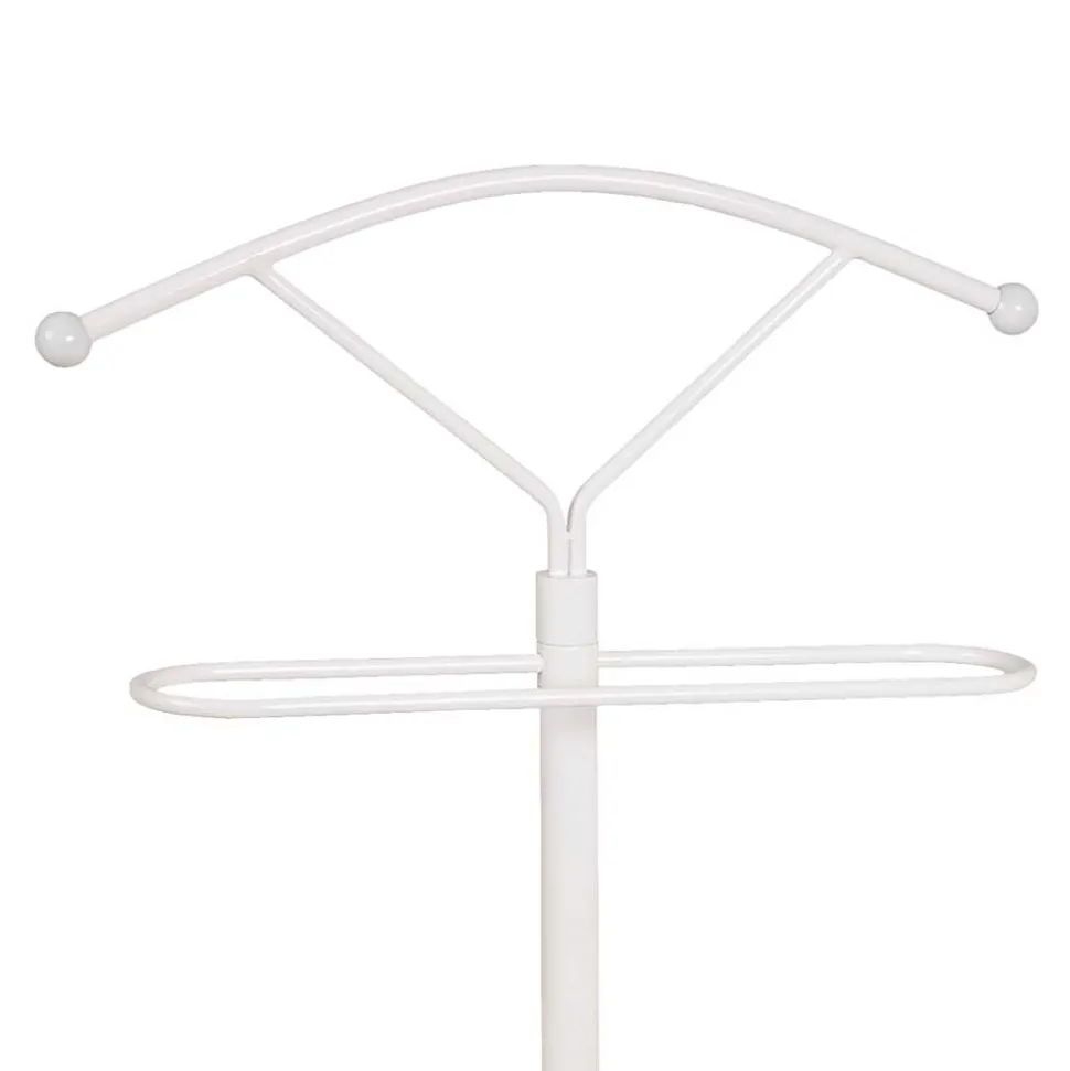 Kleiderbutler Chasmarin in Weiß Stahl