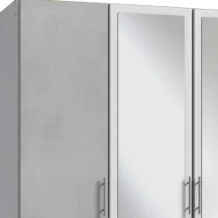 Kleiderschrank in Betonoptik Lichtgrau - Unesc
