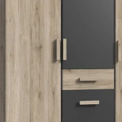 Kleiderschrank in Eiche San Remo - Jilamenda