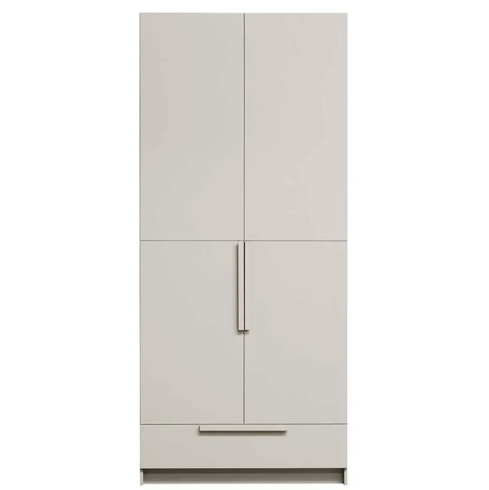 Kleiderschrank in Hellgrau - Anela