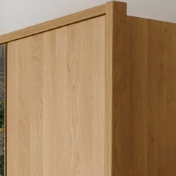 Kleiderschrank mit 4 Türen in Eiche - Emdsiva