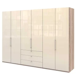 Kleiderschrank mit drei Schubladen & Falttüren - Rativian II