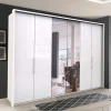 Kleiderschrank mit Gleittüren in Weiß - Dolienca