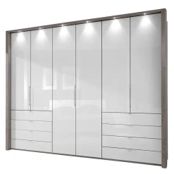 Kleiderschrank mit Passepartout & LED Licht - Empresian