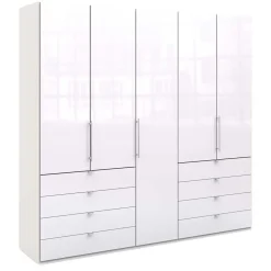 Kleiderschrank mit Schubladen & Türen - Dolienca