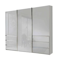 Kleiderschrank mit sechs Schubladen und drei Türen - Ectria