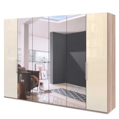 Kleiderschrank mit vier Spiegel Tür-Elementen - Rativian III