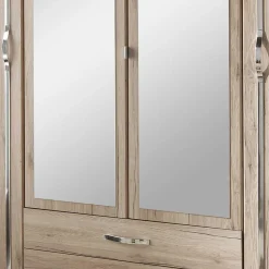 Kleiderschrank mit zwei Schubladen & vier Türen - Lagunara