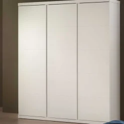 Kleiderschrank Raven in Weiß lackiert