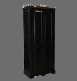 Kleiderschrank Sentiments in Schwarz