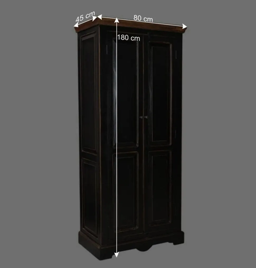 Kleiderschrank Sentiments in Schwarz