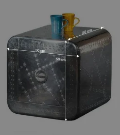 Kleine Kommode Pilot in Silber