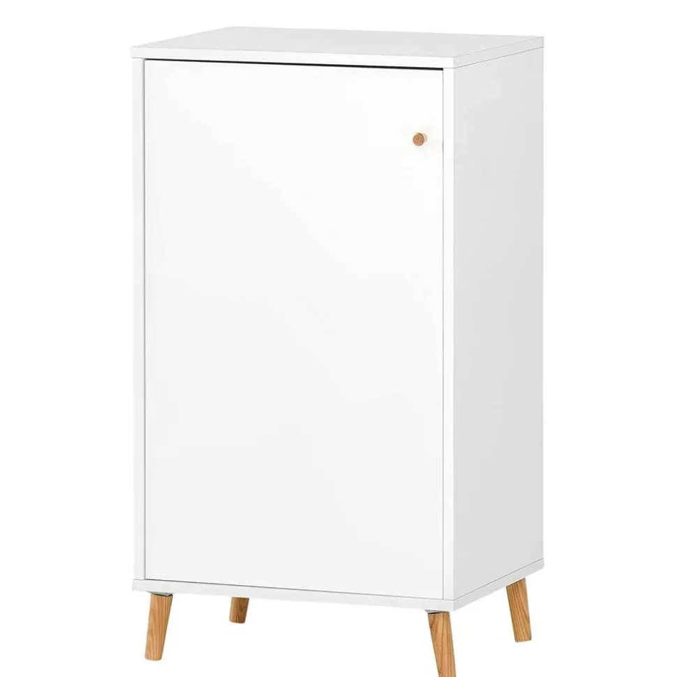 Kleiner Ordnerschrank in Weiß - 1-türig - Obtin