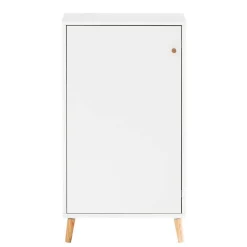 Kleiner Ordnerschrank in Weiß - 1-türig - Obtin