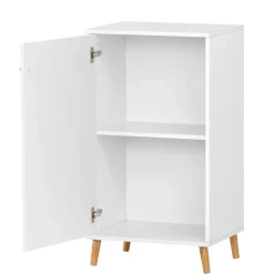 Kleiner Ordnerschrank in Weiß - 1-türig - Obtin