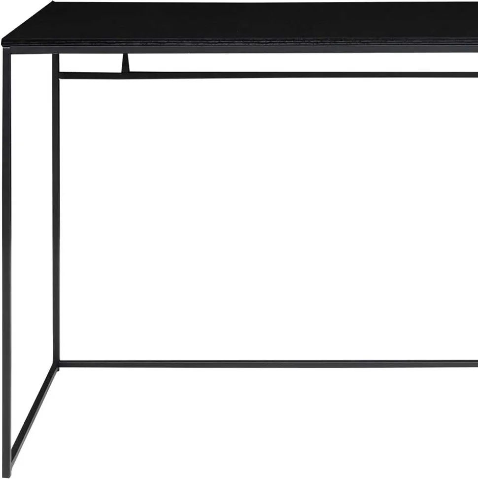 Kleiner Schreibtisch in Schwarz 100x45 - Fiorda
