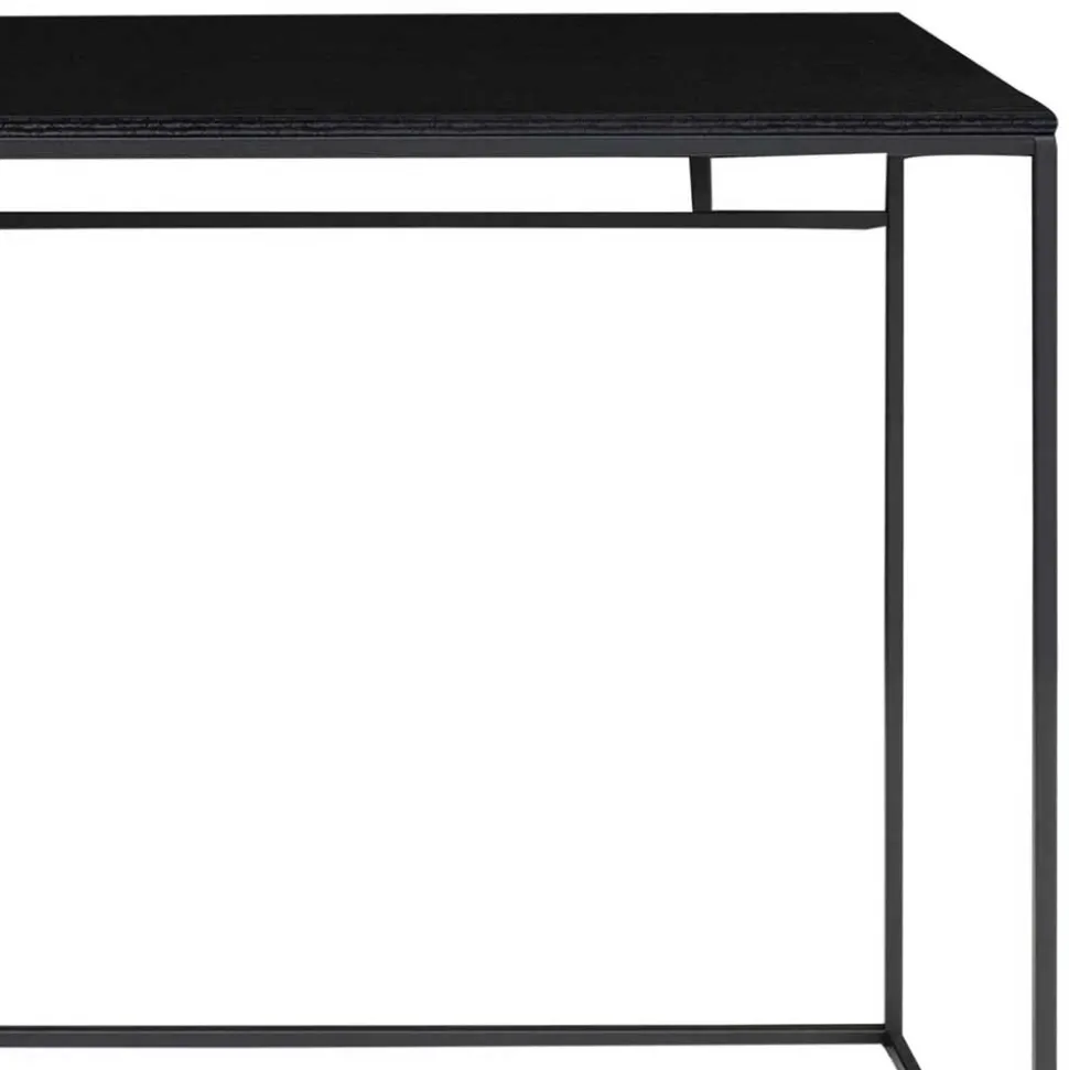 Kleiner Schreibtisch in Schwarz 100x45 - Fiorda