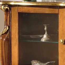 Kleiner Vitrinenschrank mit Tür & Schubladen - Carlenna I