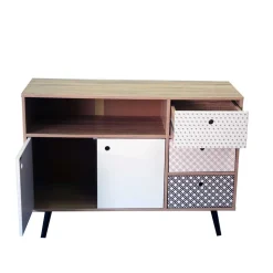 Kleines Sideboard Drondo im Retro Design