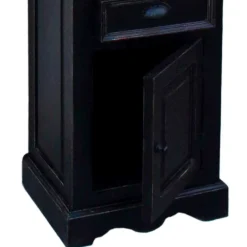 Kolonialstil Badmöbel in Schwarz - Sentiments (fünfteilig)