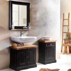 Kolonialstil Badmöbel Set - Sentiments (dreiteilig)