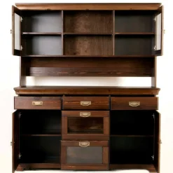 Kolonialstil Buffet in Kiefer dunkel - Jurcavs