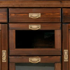 Kolonialstil Buffet in Kiefer dunkel - Jurcavs