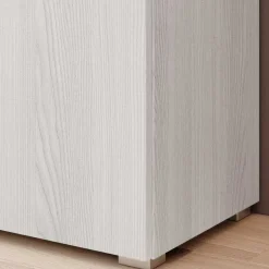 Kombi Kommode in Weiß Esche Dekor - Pruducia