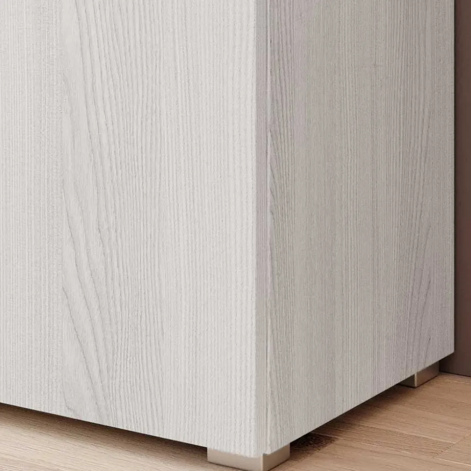 Kombi Kommode in Weiß Esche Dekor - Pruducia