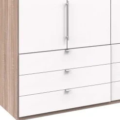 Kombi Schlafzimmerschrank mit neun Schubladen - Vaclyn