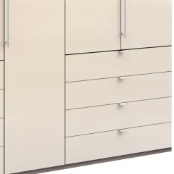 Kombi-Kleiderschrank mit acht Schubladen - Champ