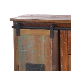 Kombikommode Vayamos aus Altholz massiv