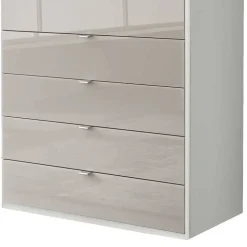 Kombi-Schlafzimmerschrank zweifarbig - Pascan