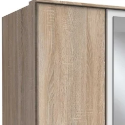 Kombi-Schlafzimmerschrank mit drei Schubladen - Coros