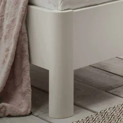 Komfort Einzelbett Ronis in Weiß