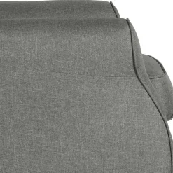 Komfortsessel in Hellgrau mit Buche - Nurcias