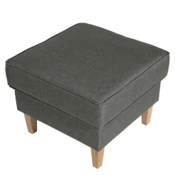 Komfortsessel in Hellgrau mit Buche - Nurcias