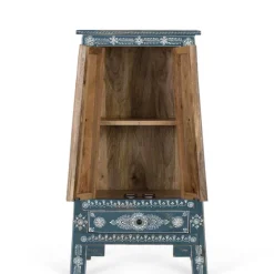 Kommode in Blau mit weißer Bemalung - Fleet