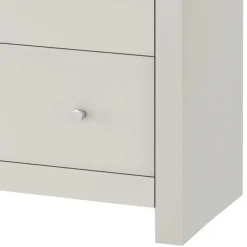 Kommode in Cremeweiß mit Eiche - Langoona