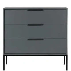Kommode in Grau & Schwarz - Brazoly