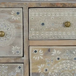 Kommode in Holz White Wash - Troyes