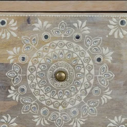 Kommode in Holz White Wash - Troyes